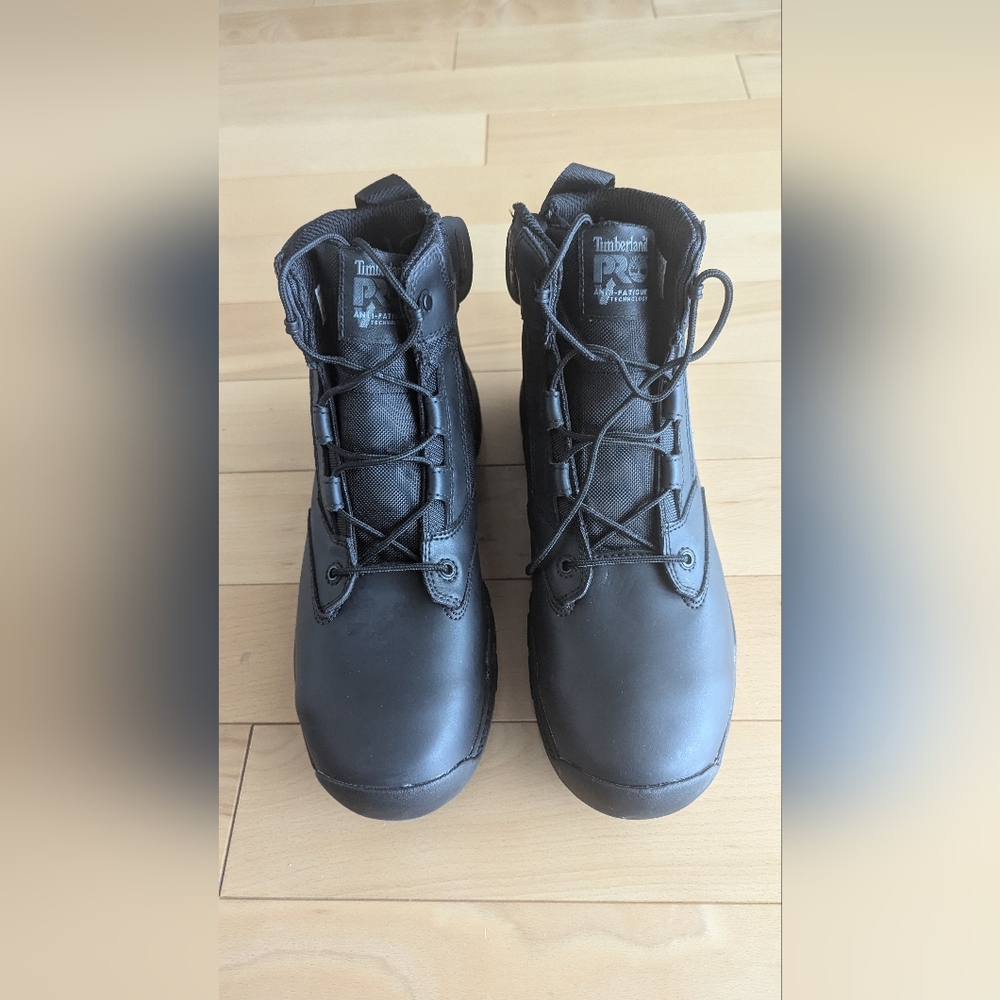 NIB Men's Timberland Pro Valor Duty Black Boots 8.5